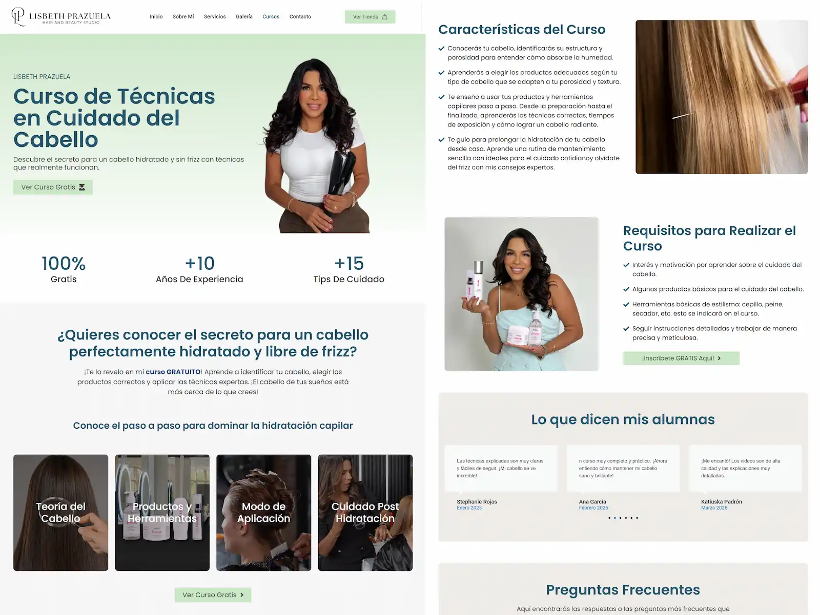 Muestra de Diseño de Página Web