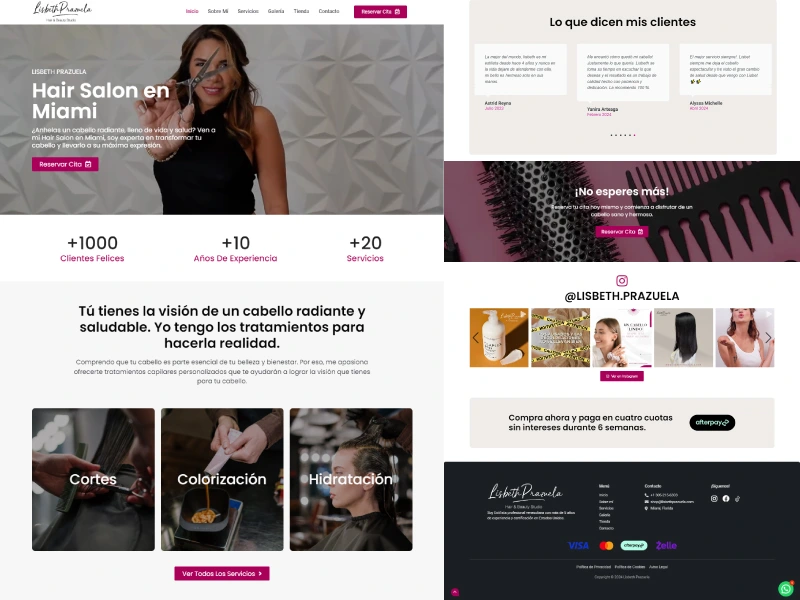 Muestra de Diseño de Página Web